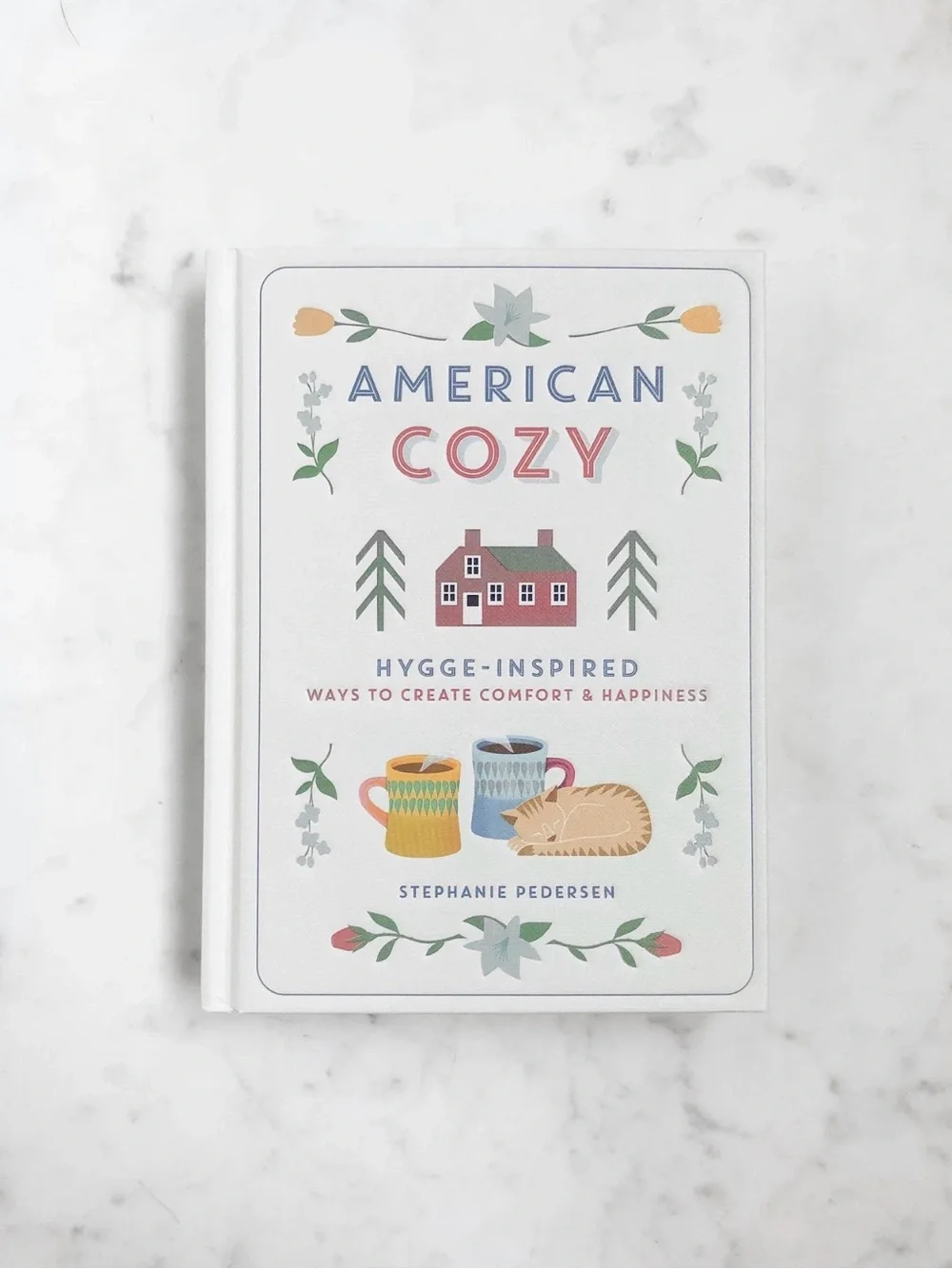 American Cozy Hygge-Inspired White Book - Comfort & Happiness